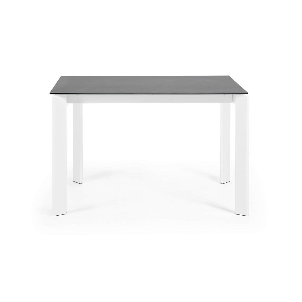 ATTA Стол 120 (180) x80 белый, керамический Vulcano Roca