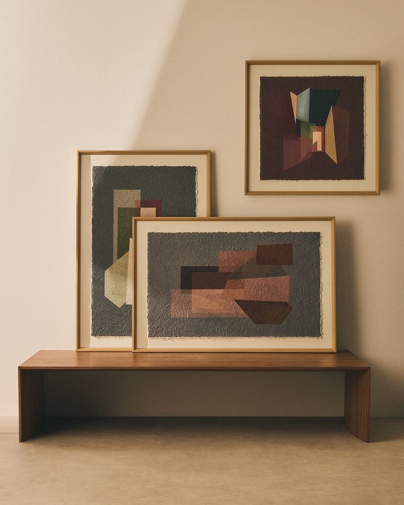Картина Veluni из переработанной бумаги 60 x 90 см