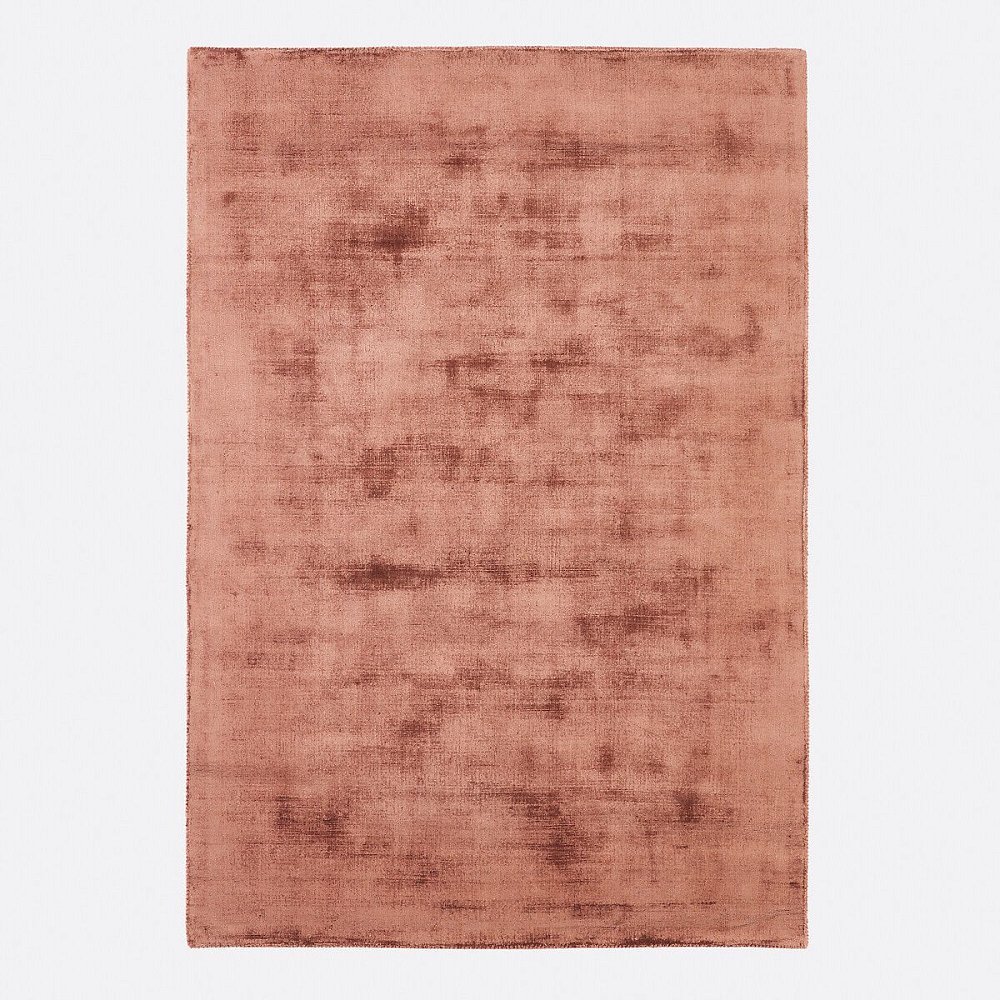 Ковер 100 Tencel с эффектом состаренной ткани Izri 160 x 230 см фиолетовый