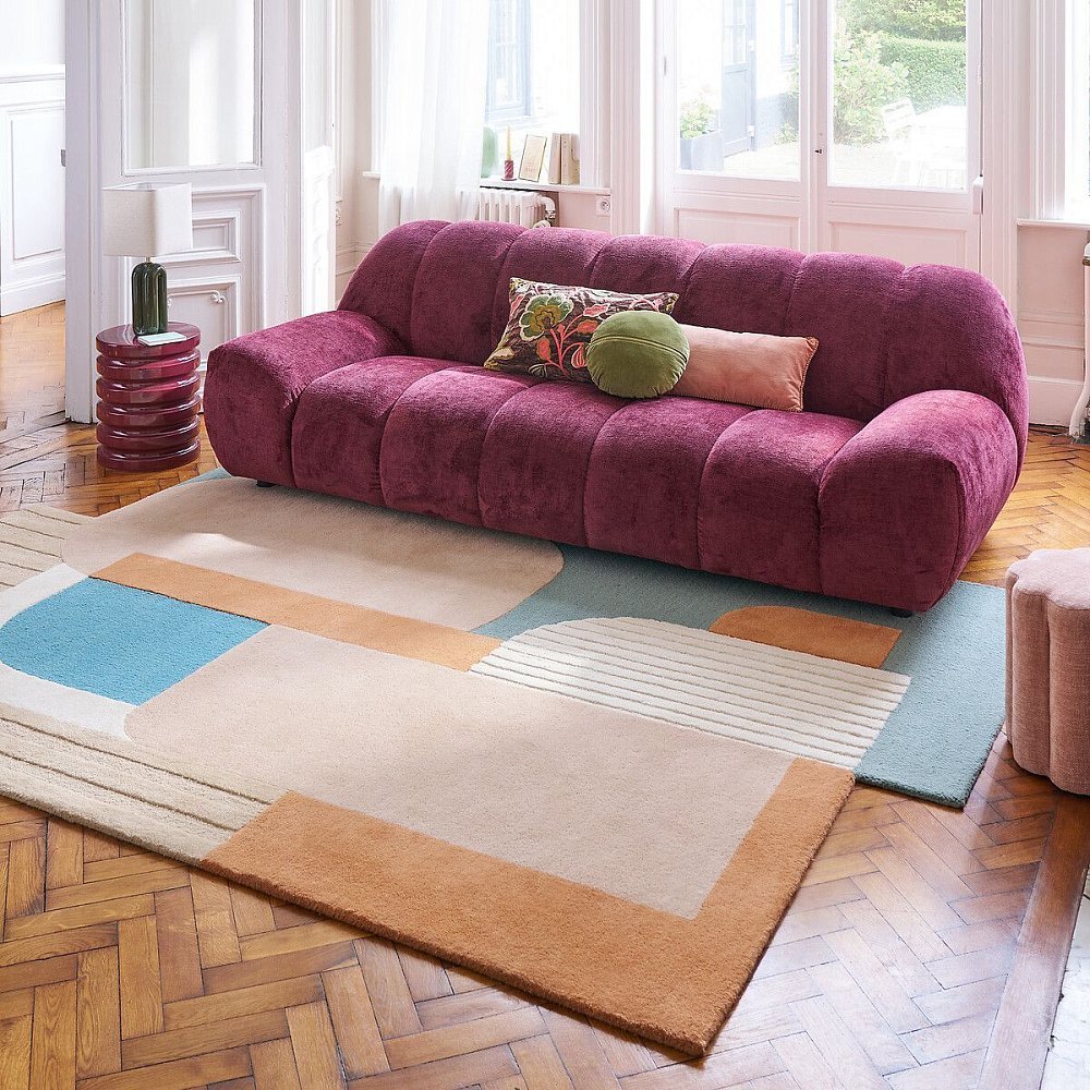 Ковер шерстяной Velia 200 x 290 см разноцветный