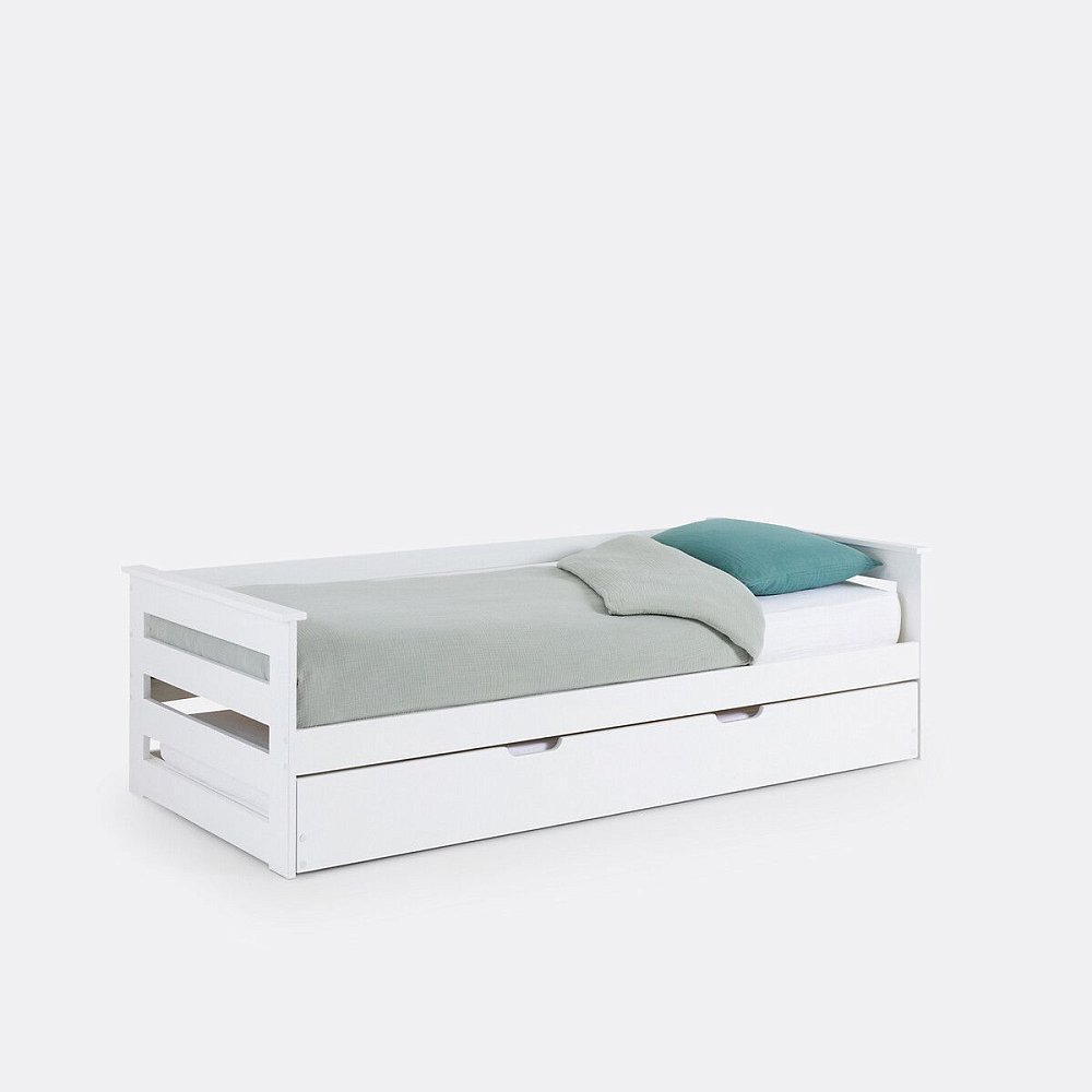 Кровать двухъярусная из сосны ELLIS 90 x 190 см белый