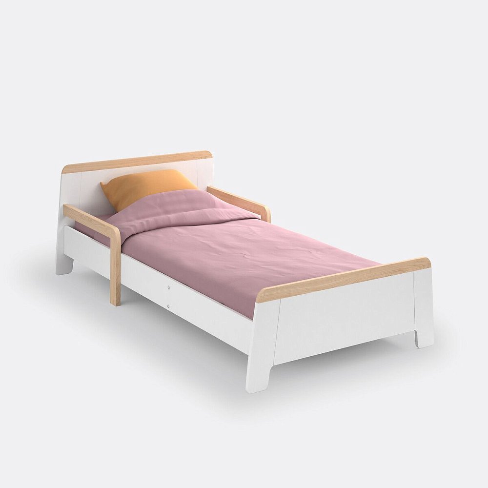 Кроватка детская раскладная Arturo 90 x 190 см белый