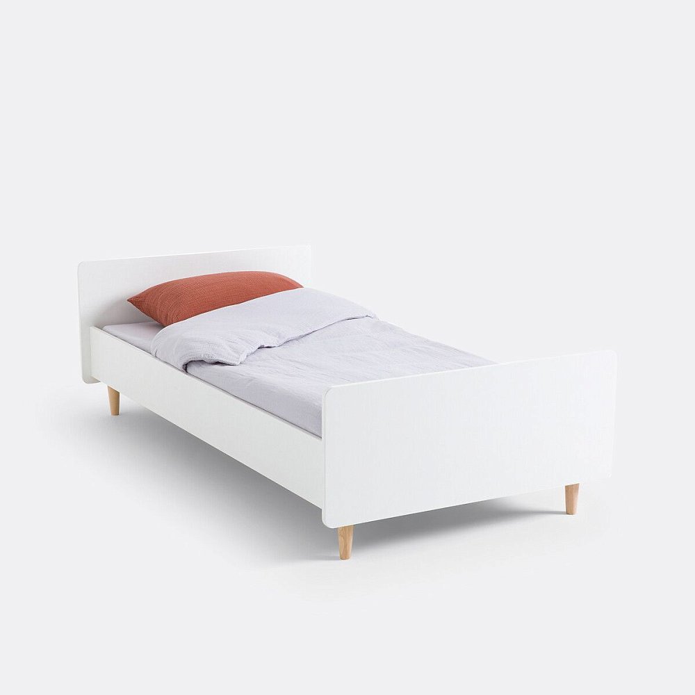 Кровать детская с кроватным основанием Zag 90 x 190 см белый