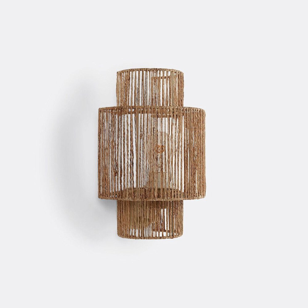 Светильник из пеньки В30 см Yaku единый размер бежевый