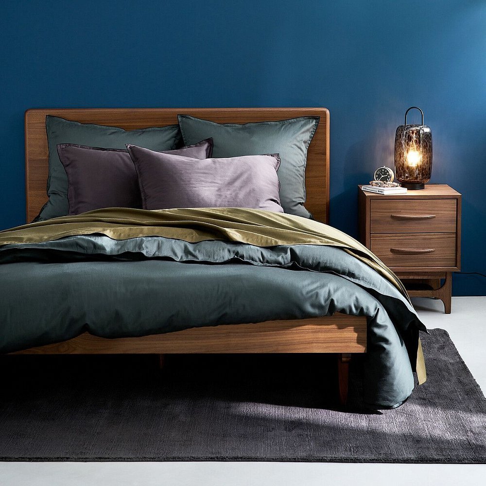 Ковер 100 Tencel с эффектом состаренной ткани Izri 120 x 170 см серый