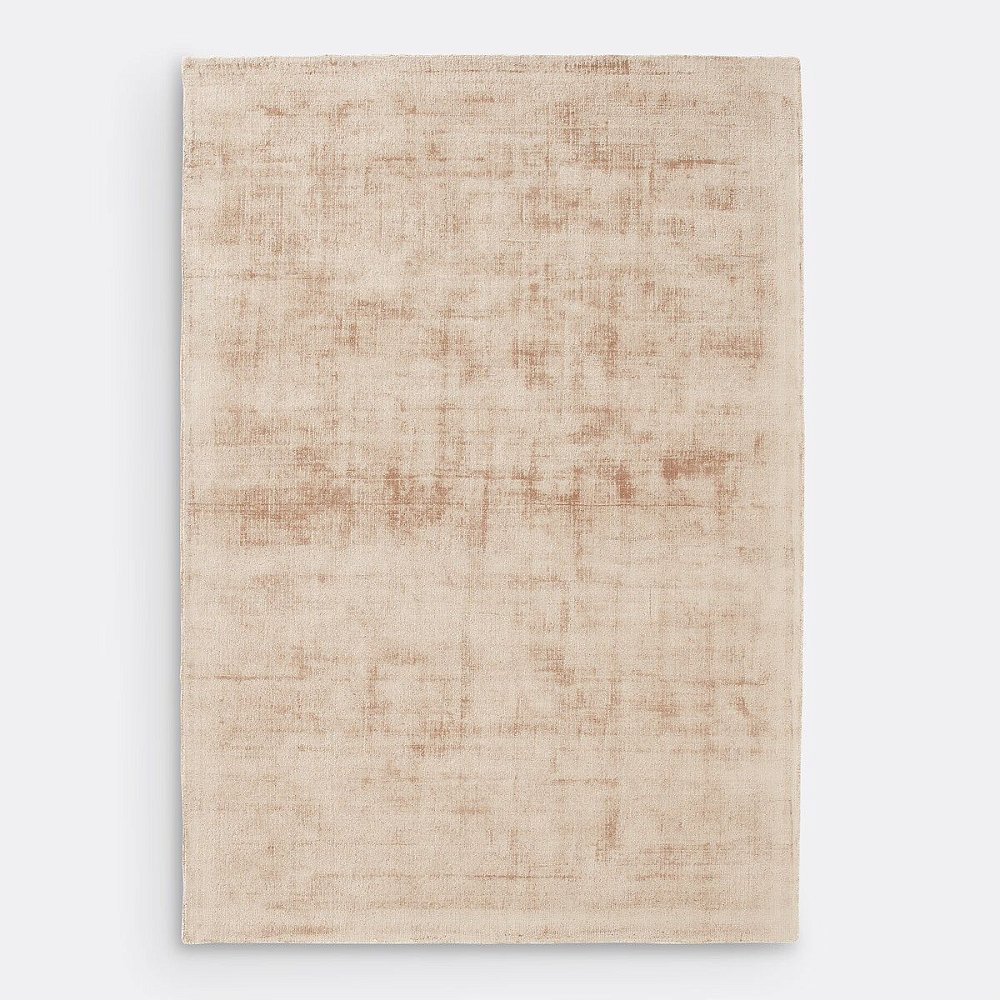 Ковер 100 Tencel с эффектом состаренной ткани Izri 120 x 170 см бежевый