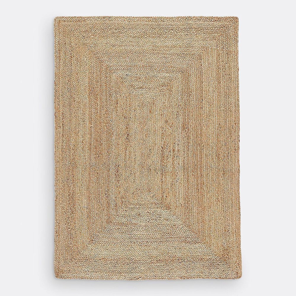 Ковер прямоугольный из джута Aftas 160 x 230 см бежевый