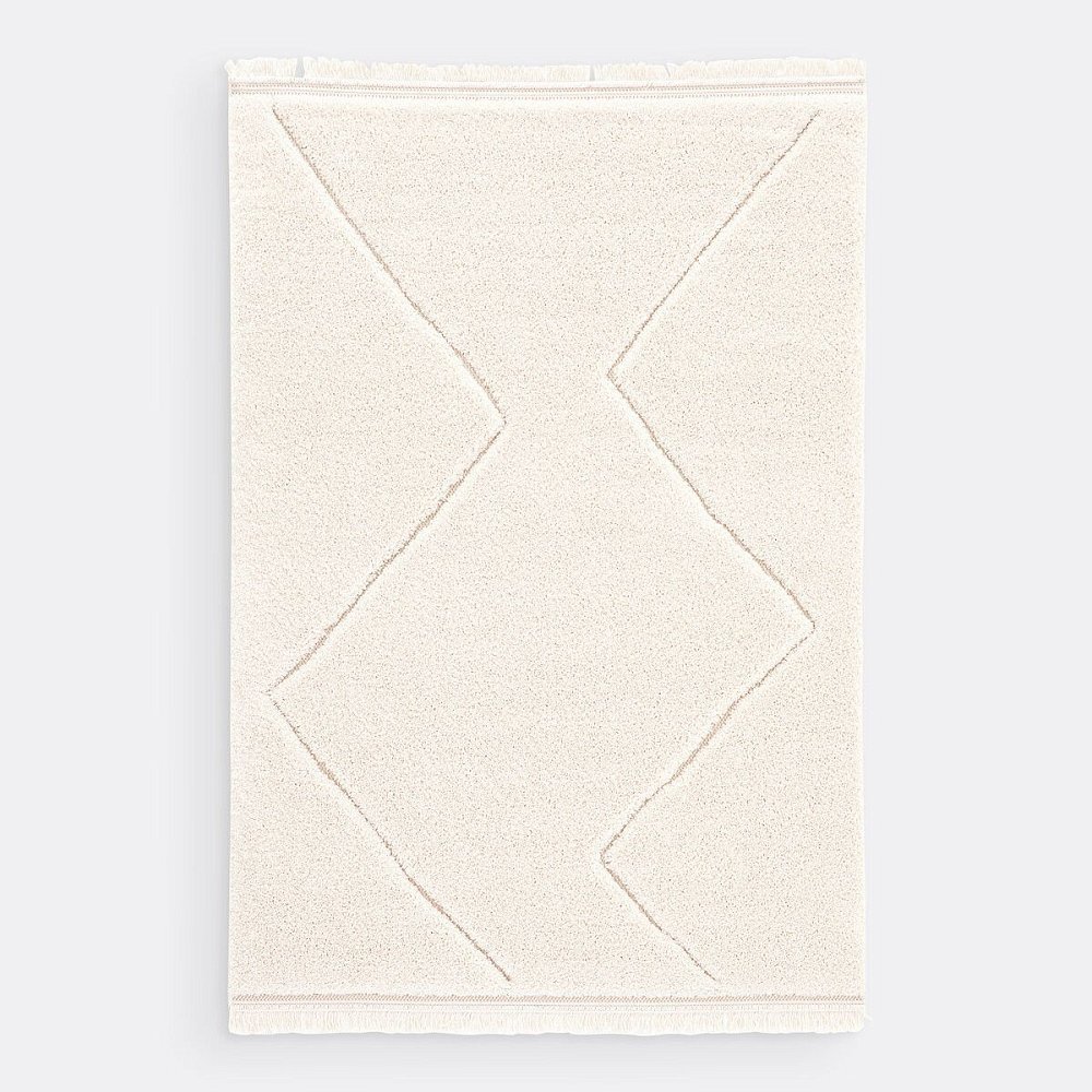 Ковер в берберском стиле Effie 160 x 230 см бежевый