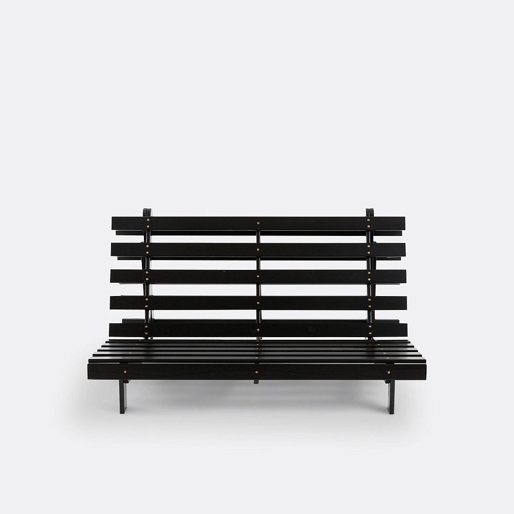 Банкетка с футоном 4 позиции 160 x 200 см каштановый