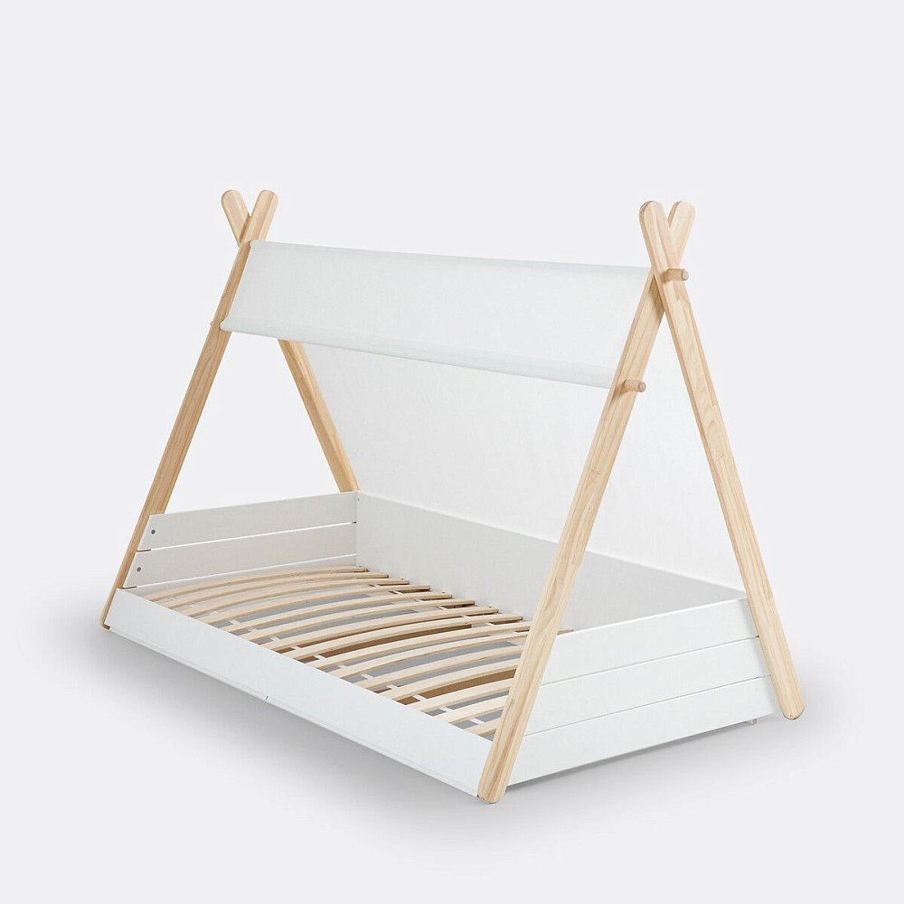 Кровать детская Tipi Типи с сеткой SIFFROY СИФФРОЙ 90 x 190 см белый