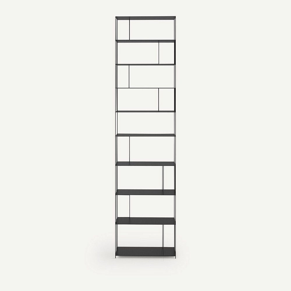 Стальной металлический книжный шкаф H320 см В320 см Parallel XXL Параллел Икс Икс Эл единый размер черный