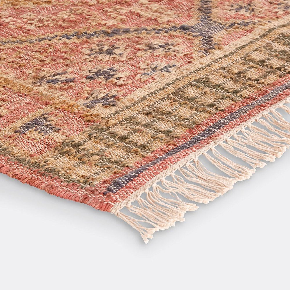 Ковер из джута и хлопка Sliha 120 x 170 см разноцветный