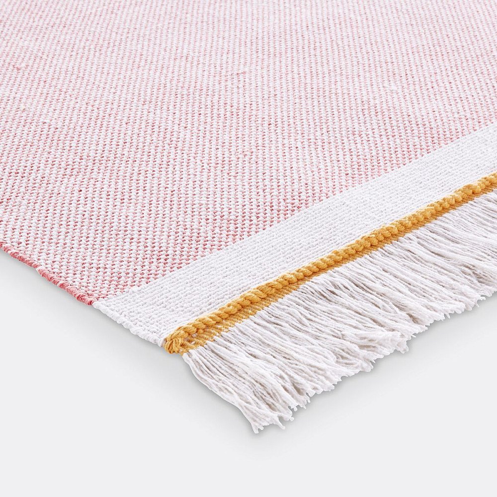 Коврик детский из хлопка Naga 90 x 120 см розовый
