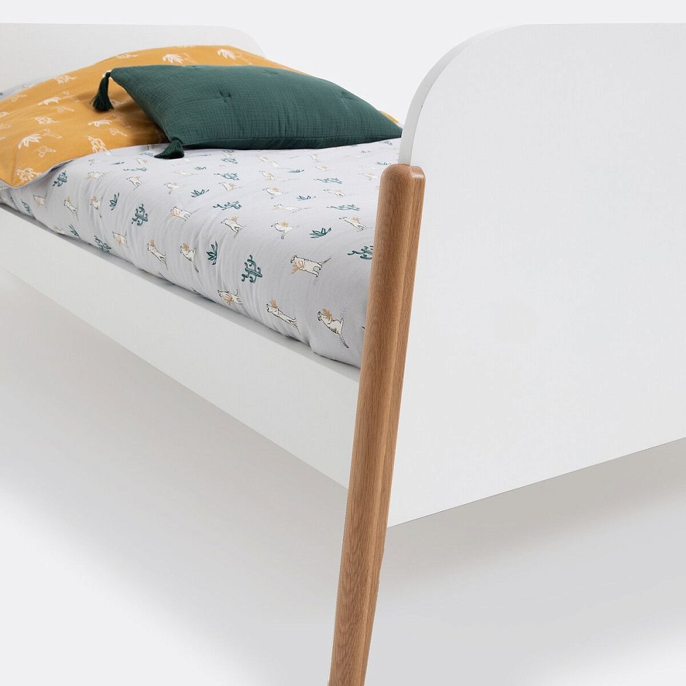 Кровать детская с основанием Nadil 90 x 190 см белый