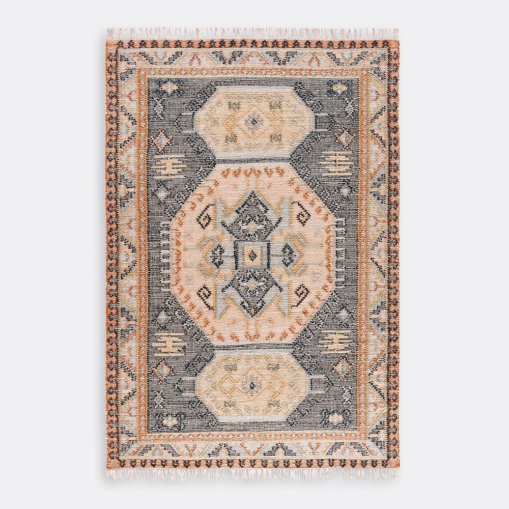 Ковер с эффектом старины Uzzo 120 x 170 см разноцветный