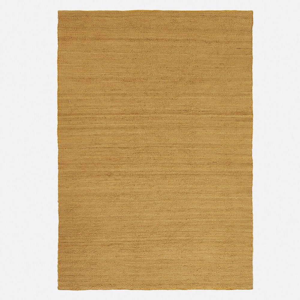 Ковер из джута и хлопка Tanora 160 x 230 см желтый