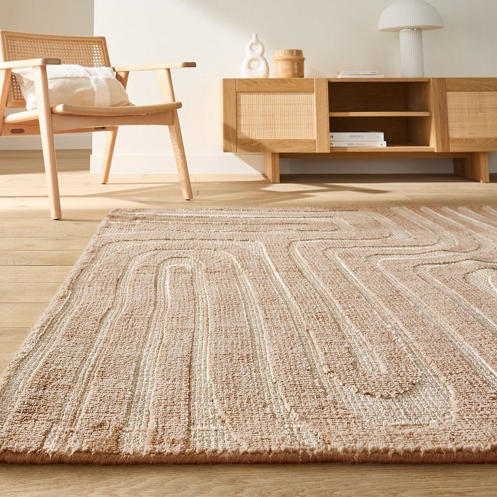 Ковер из полиэстера Ondea 160 x 230 см бежевый