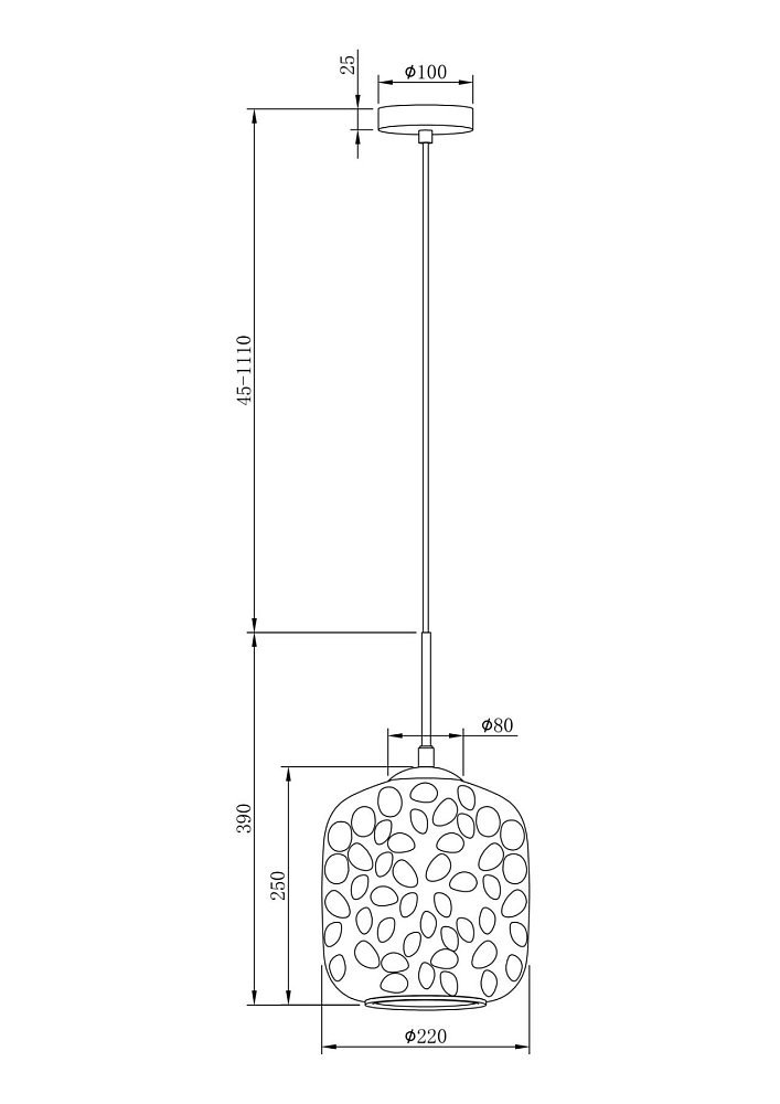 Подвесной светильник Dolce MOD001PL-01CFL