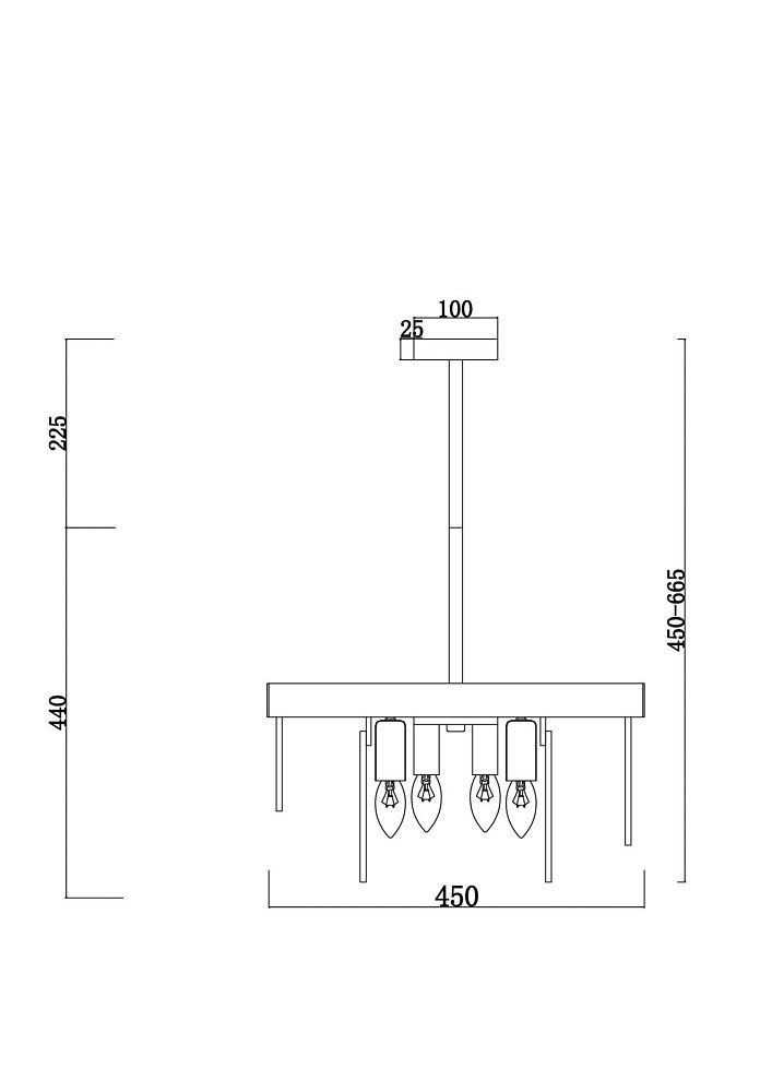 Подвесной светильник Porto FR5104PL-06BS3