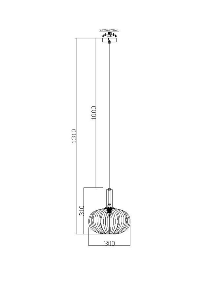 Подвесной светильник Zelma FR8012PL-01GN