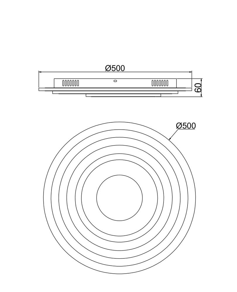 Потолочный светильник Melody FR6014CL-L98W