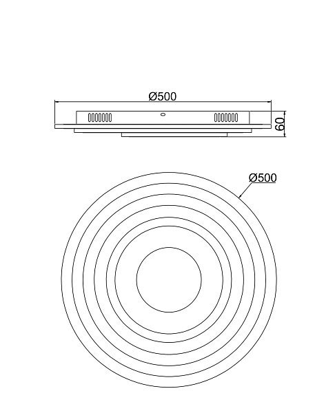 Потолочный светильник Melody FR6014CL-L98W