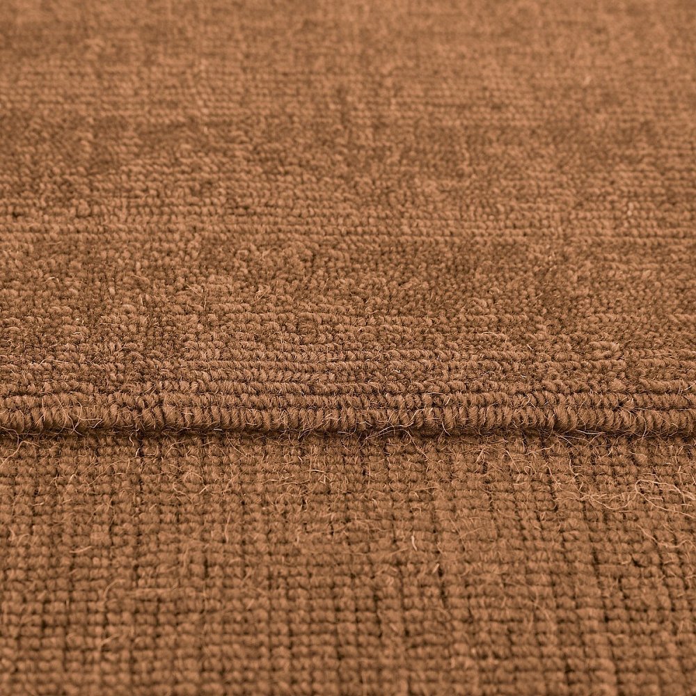 Ковер из шерсти и хлопка Osni 160 x 230 см каштановый