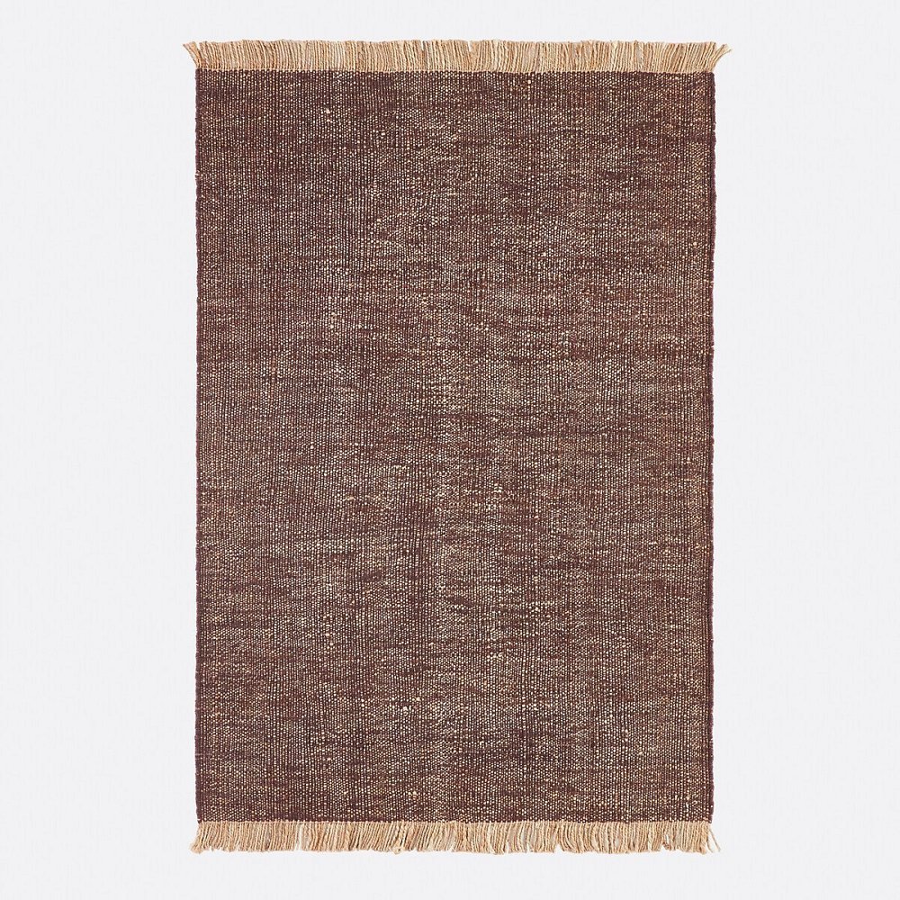 Ковер из джута Babak 120 x 170 см каштановый