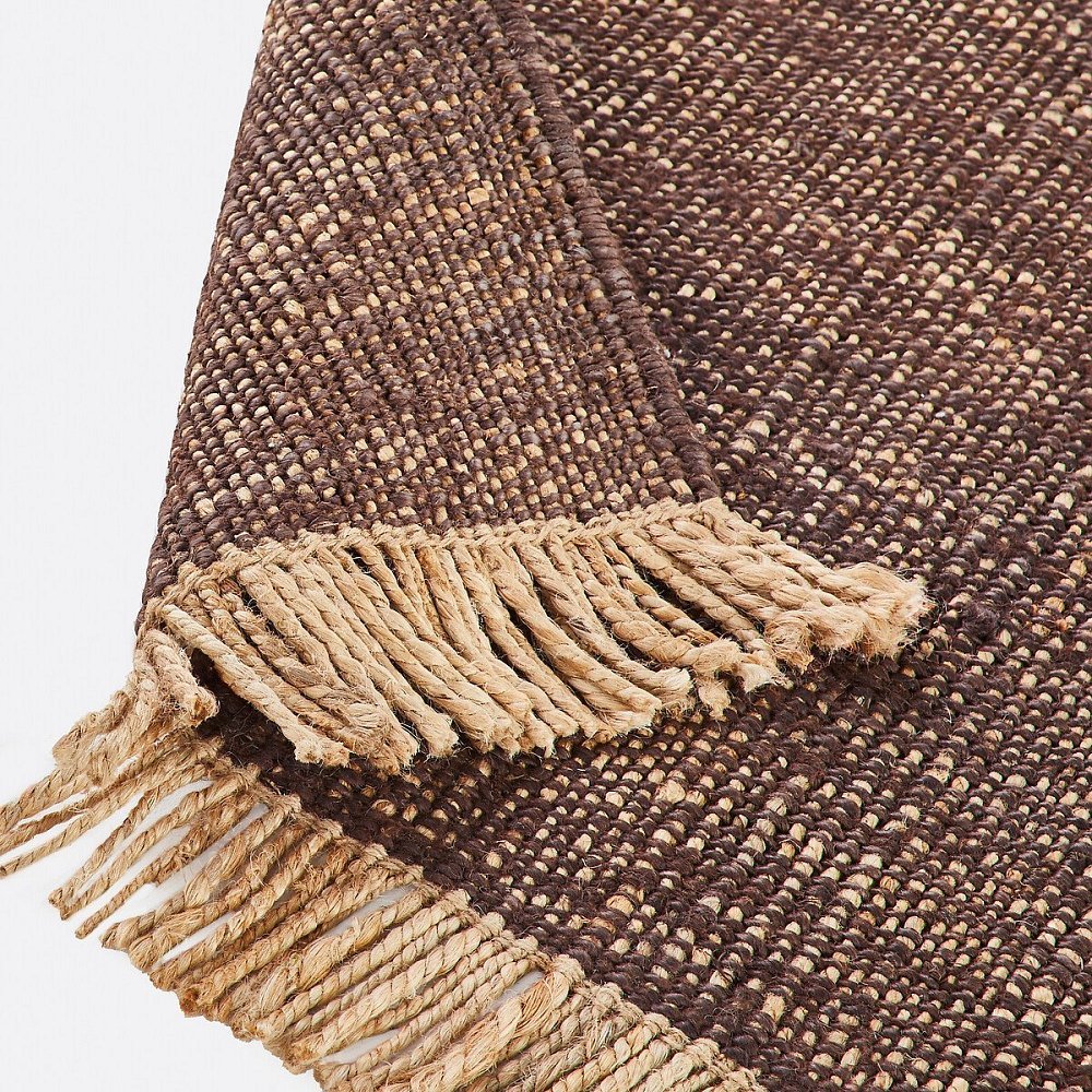 Ковер из джута Babak 120 x 170 см каштановый