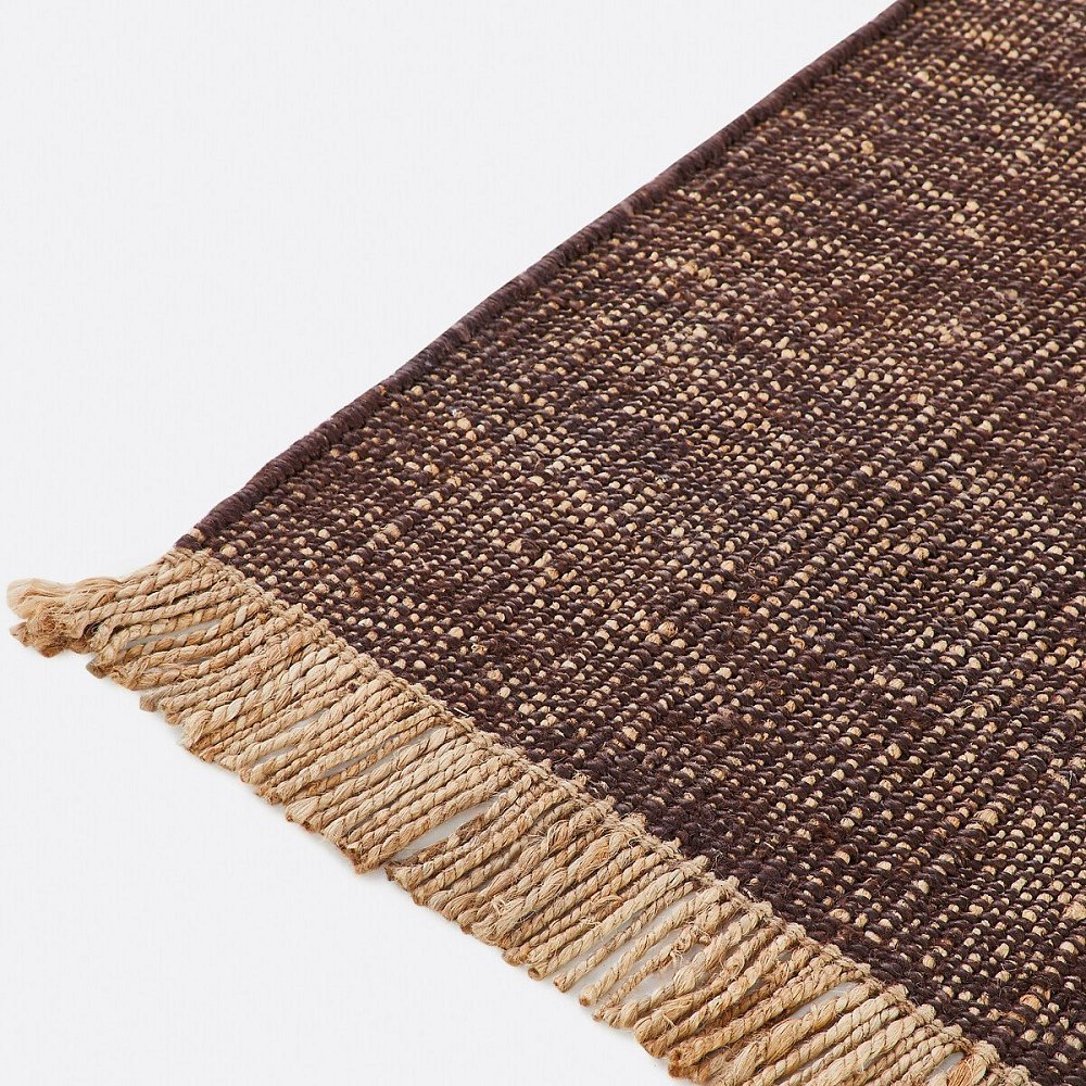 Ковер из джута Babak 160 x 230 см каштановый