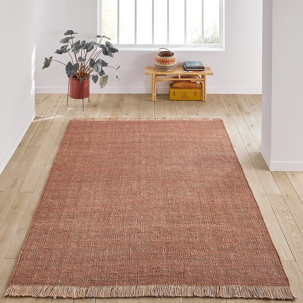 Ковер из джута Babak 160 x 230 см каштановый