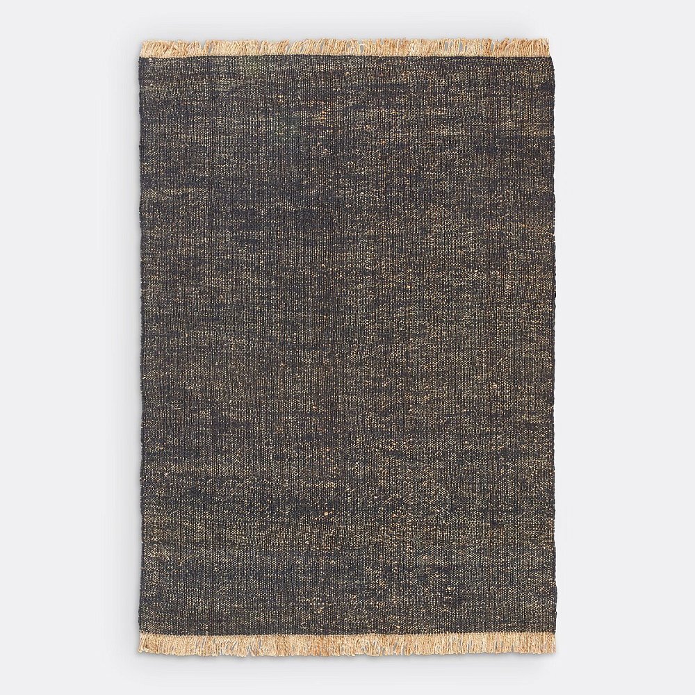 Ковер из джута Babak 120 x 170 см черный