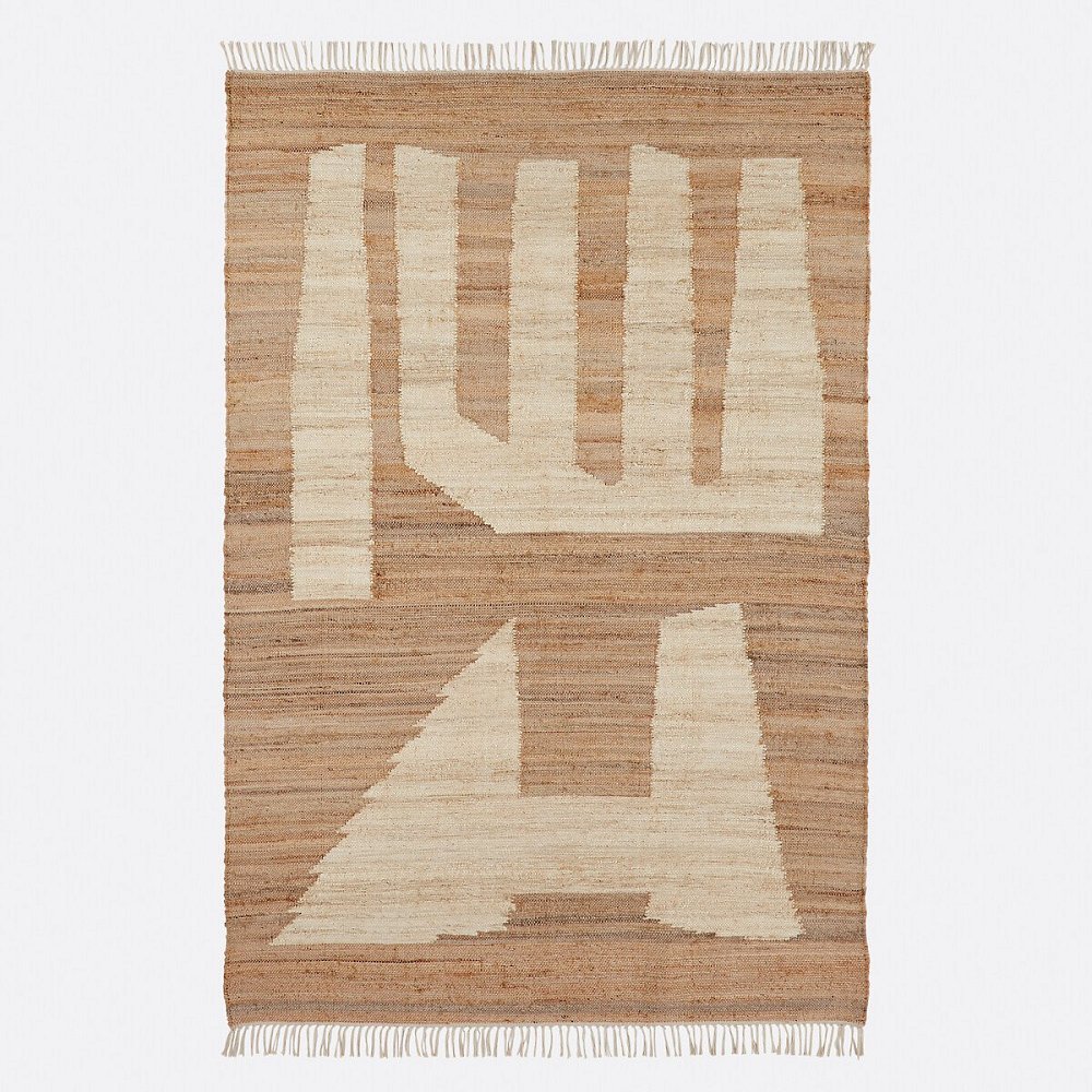 Ковер 80 джут Uralio 160 x 230 см бежевый