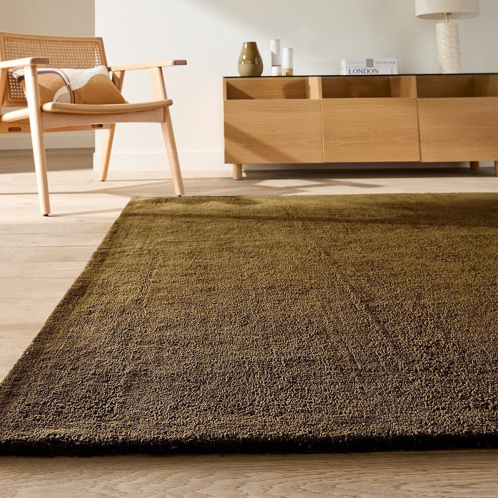 Ковер с ворсом из 100 хлопка Renzo 170 x 230 см каштановый