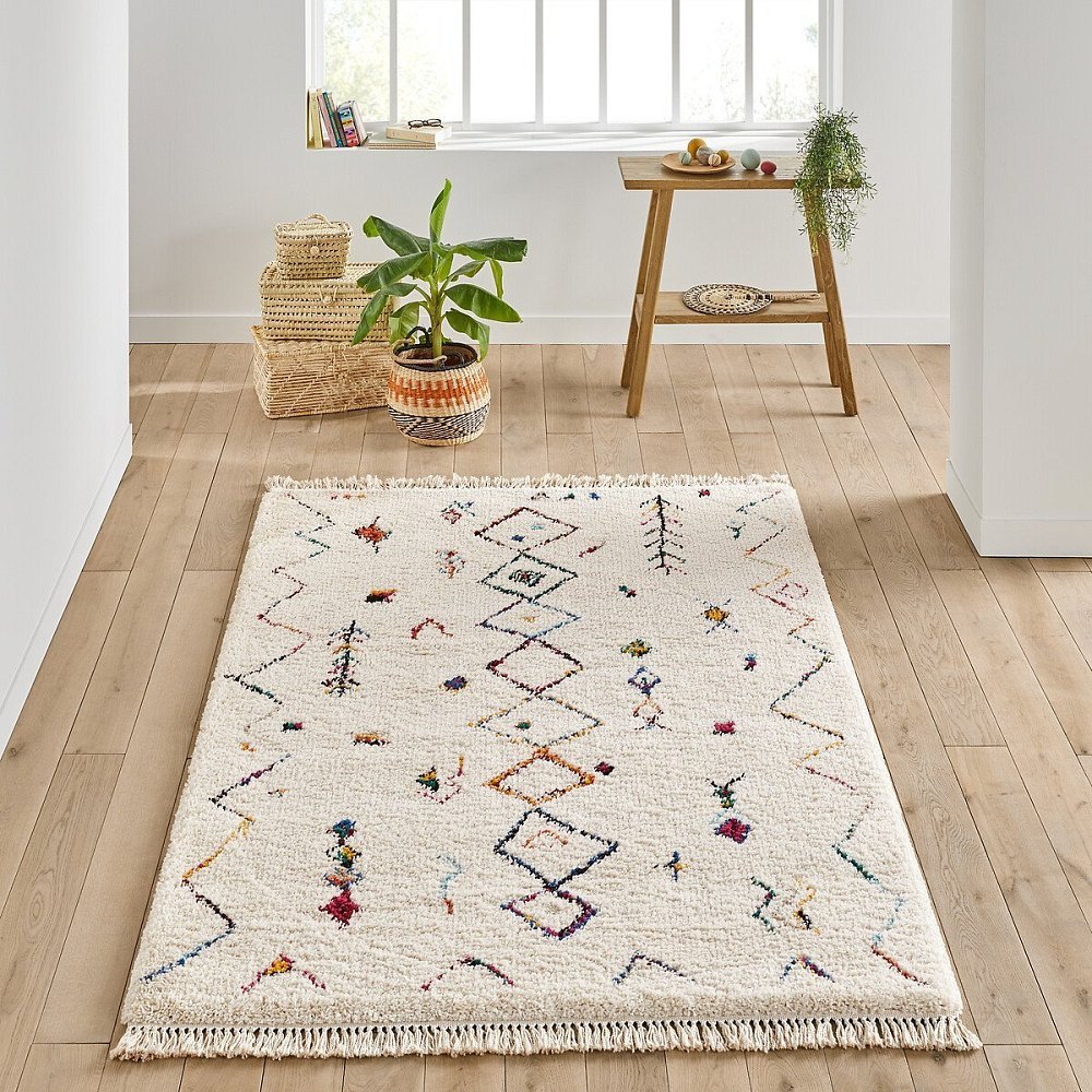 Ковер в берберском стиле цветной Miro 240 x 330 см разноцветный