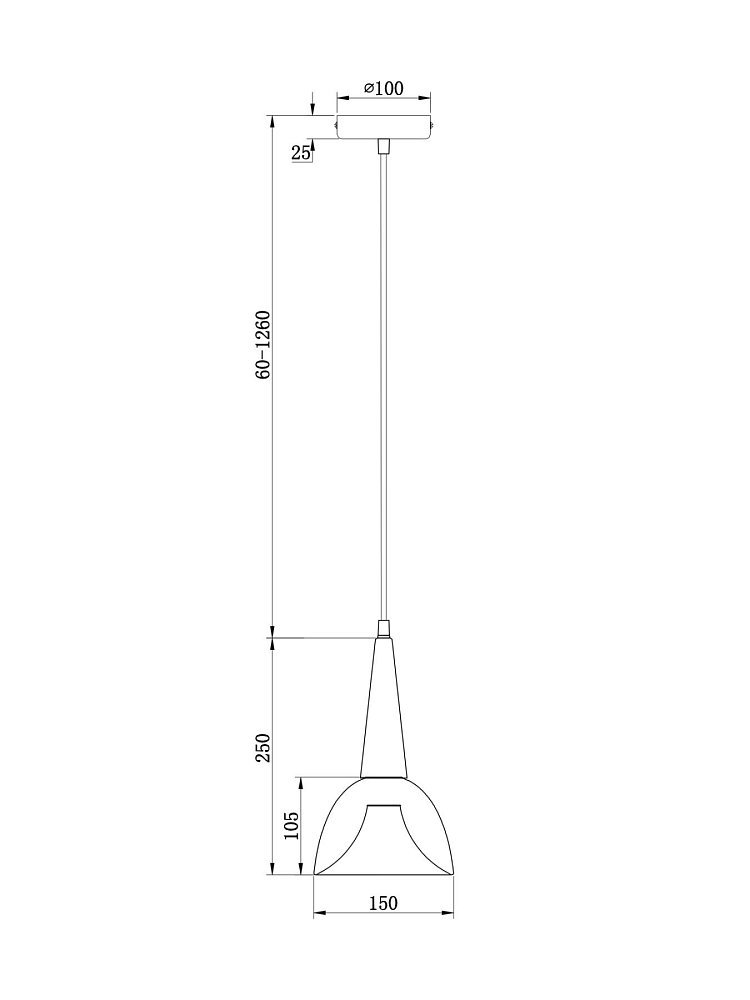 Подвесной светильник Noria FR8009PL-01GB