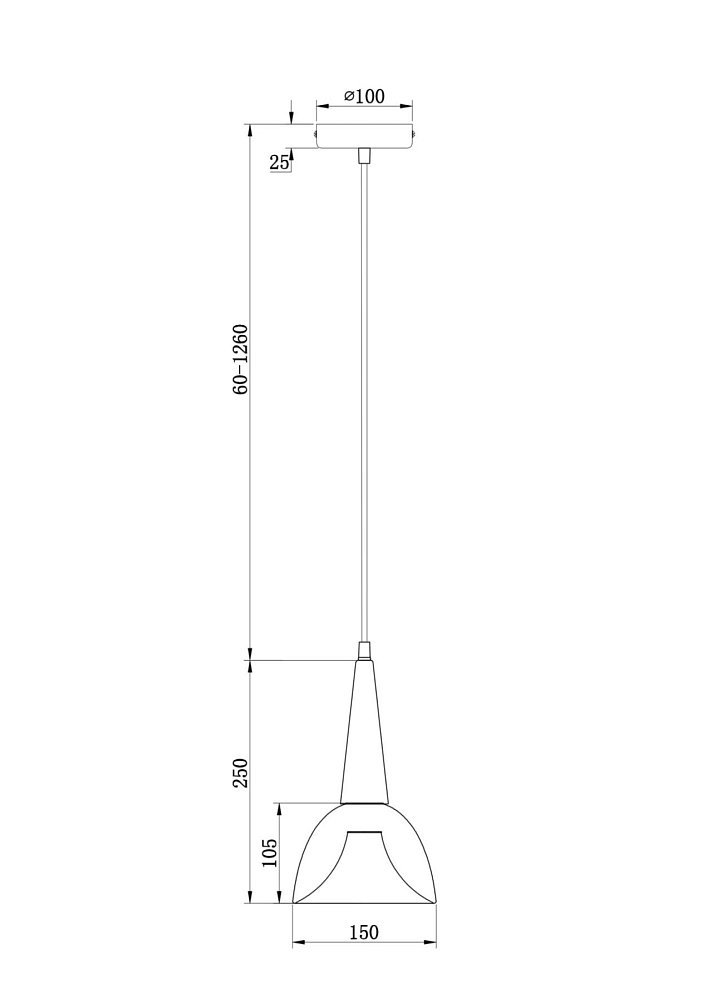 Подвесной светильник Noria FR8009PL-01GB