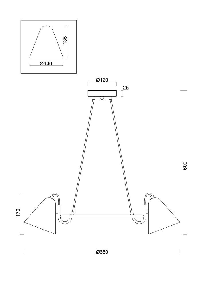 Люстра Falke Market FR8001PL-05WG