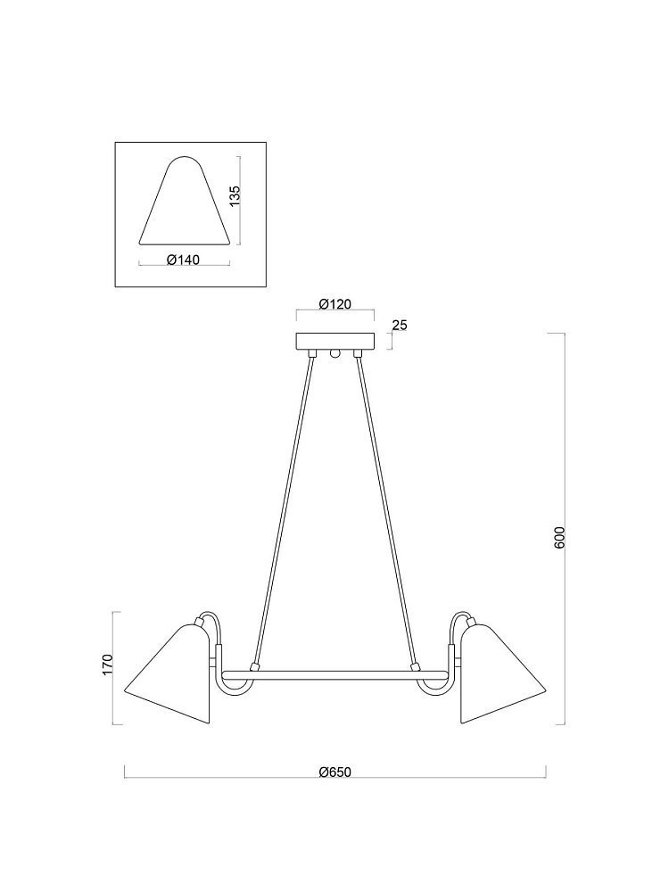 Люстра Falke Market FR8001PL-05WG