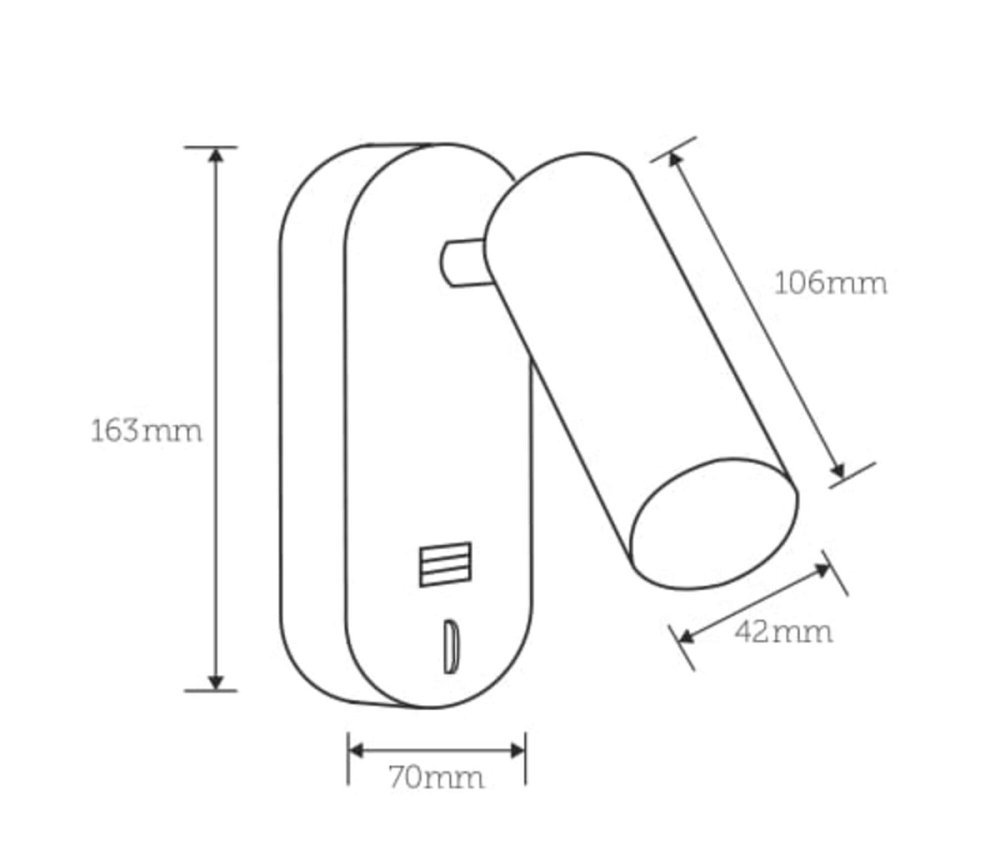 Настенный светильник (бра) PointOne FR10001WL-L4B