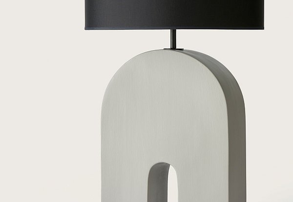 Настольная лампа Home черный металл + черный абажур 801021/46