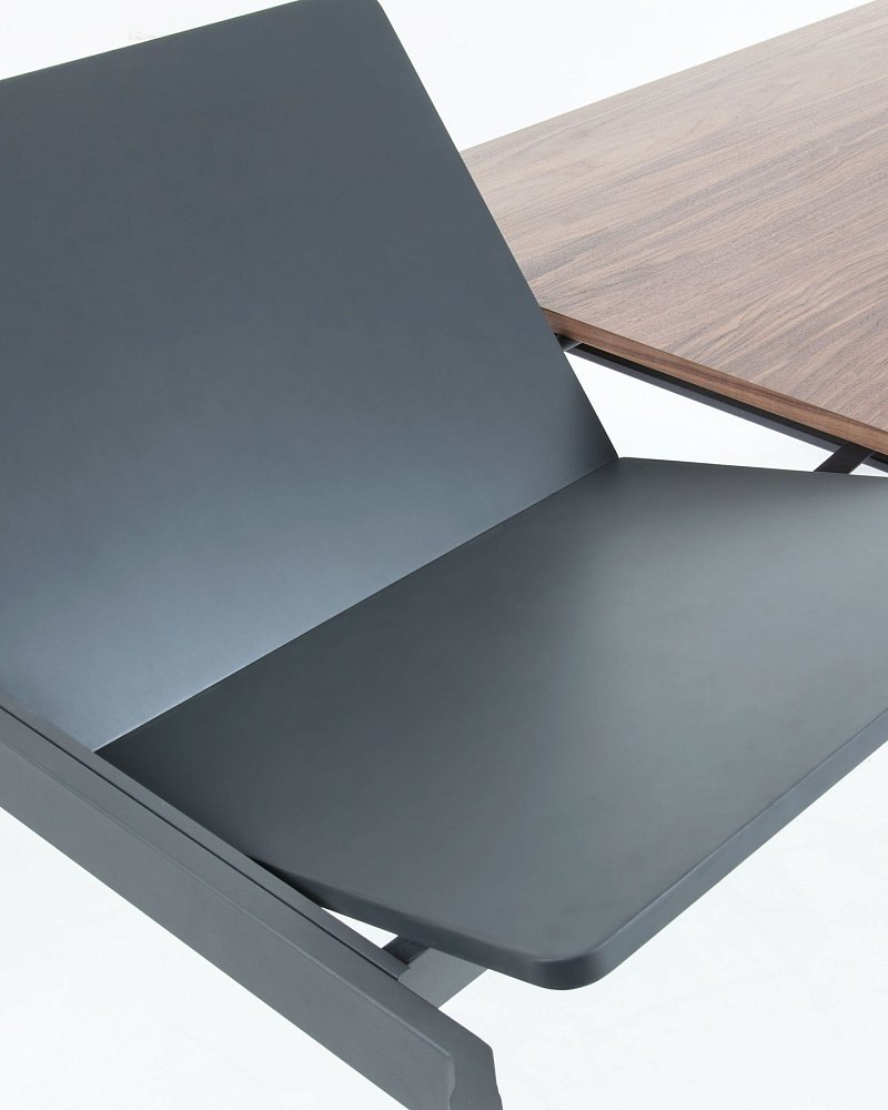 Стол обеденный Mahon 160(220)x90 графит