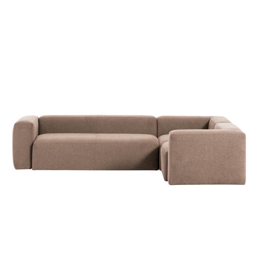 Угловой 4-х местный диван Blok 320 x 230 cm розовый