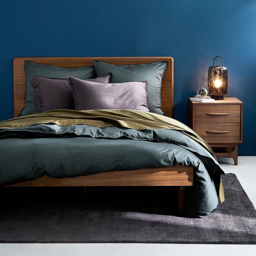 Ковер 100 Tencel с эффектом состаренной ткани Izri 160 x 230 см серый