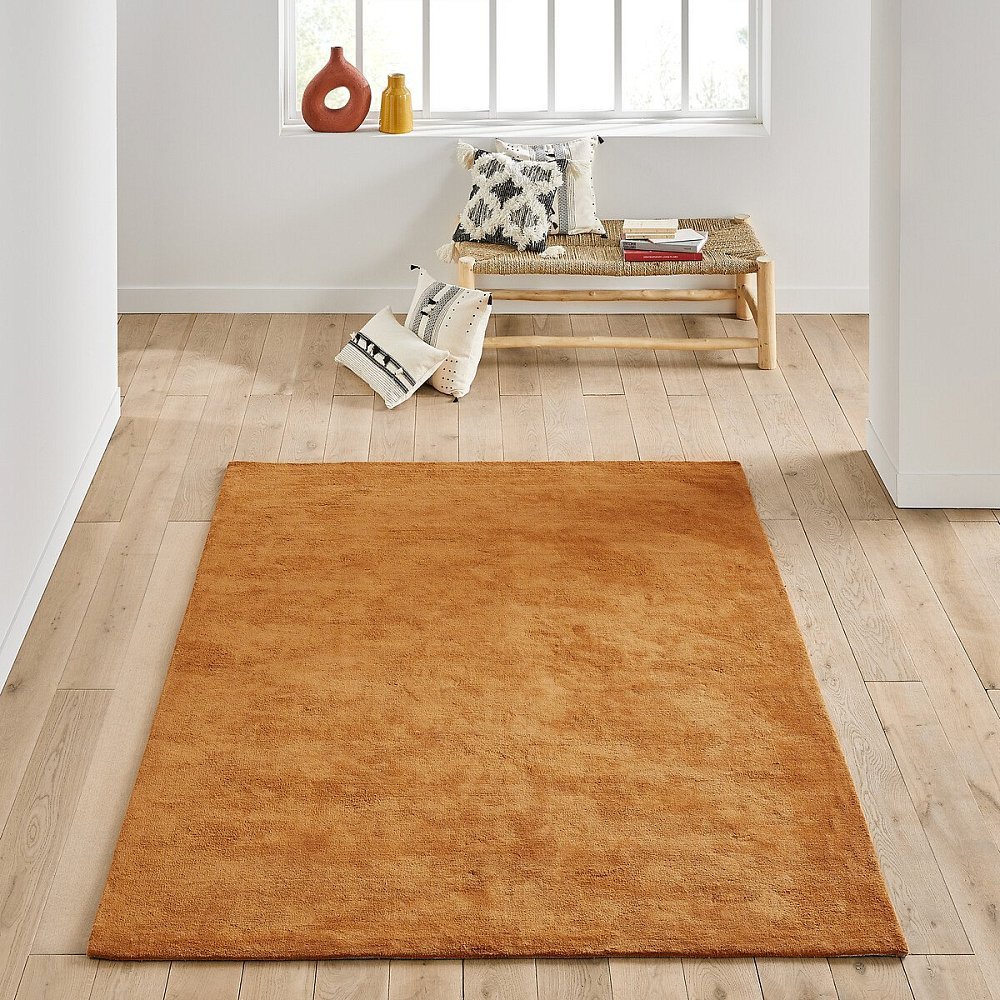 Ковер с ворсом из 100 хлопка Renzo Рензо 200 x 290 см каштановый