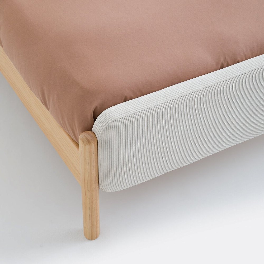 Кровать с основанием Orzo 90 x 190 см бежевый