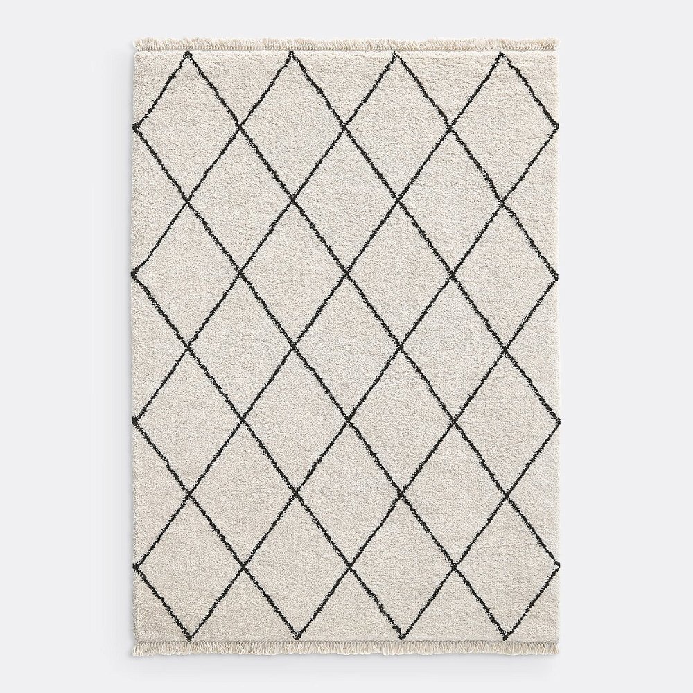 Ковер в берберском XL Jiraya 240 x 330 см белый
