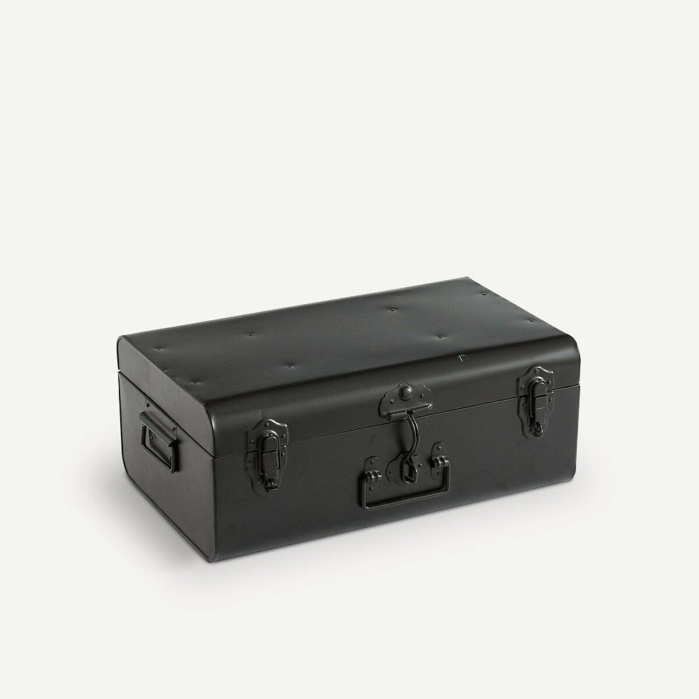 Сундук железный модель Дениз 47 x 27 x 19 см черный