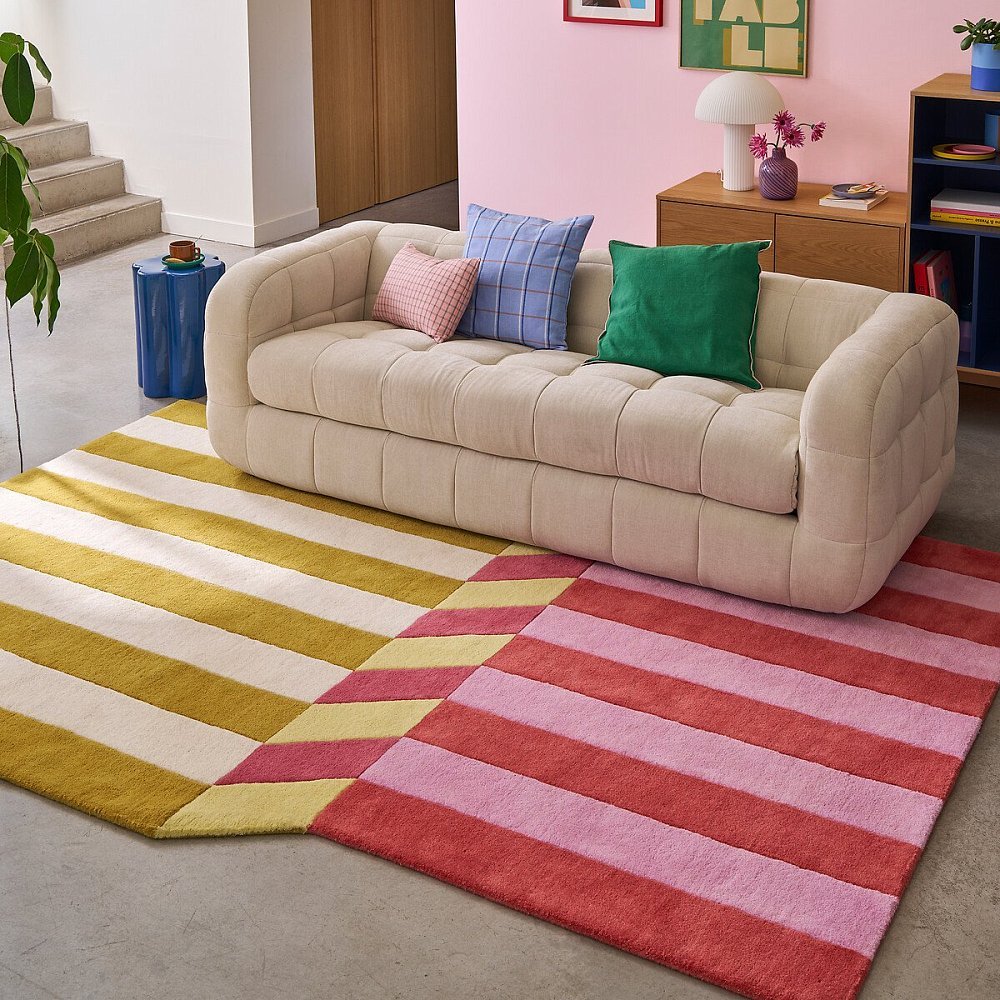 Ковер 100 шерсть Rohana 160 x 230 см желтый