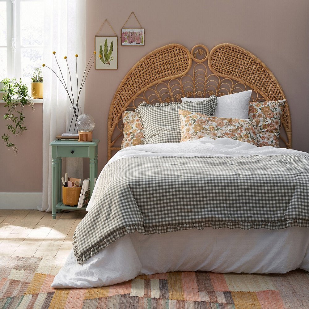 Плоскотканый хлопковый ковер Kanta 160 x 230 см разноцветный